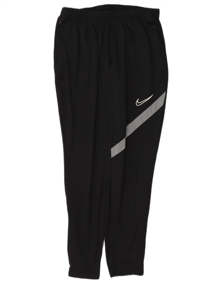 Nike Herren Dri Fit Trainingshose, groß, schwarzes Farbblock-Polyester