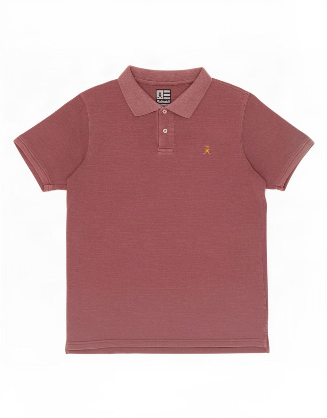 Pickwick Herren-Poloshirt aus mittelrosa Baumwolle