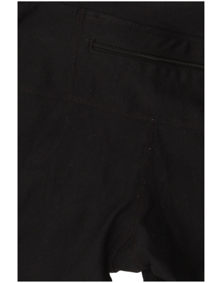 Nike Damen Leggings UK 10 Small Schwarz Colourblock Polyester