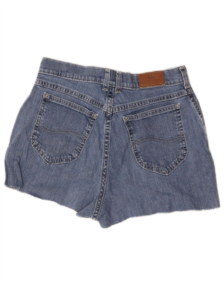 LEE Damen Jeansshorts W28 mittelblaue Baumwolle