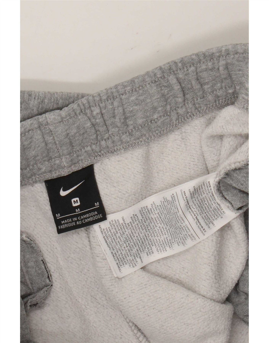 Nike Herren-Trainingshose, Jogginghose, mittelgraue Baumwolle