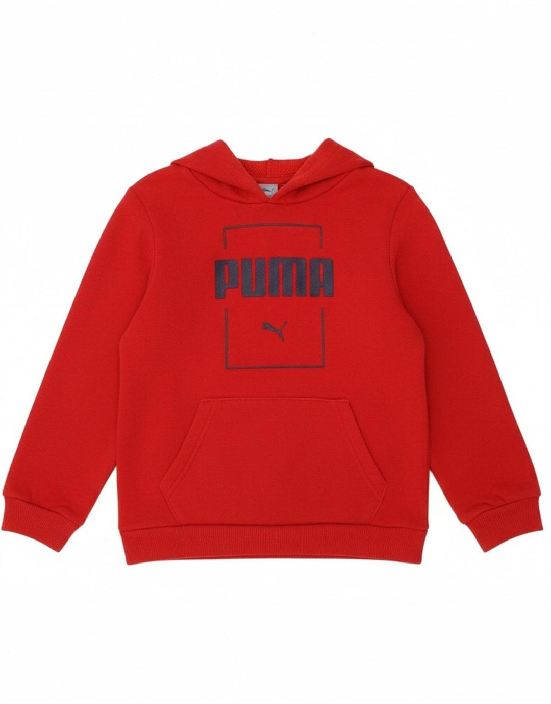 PUMA Boys Graphic Hoodie Jumper 5-6 Years Red