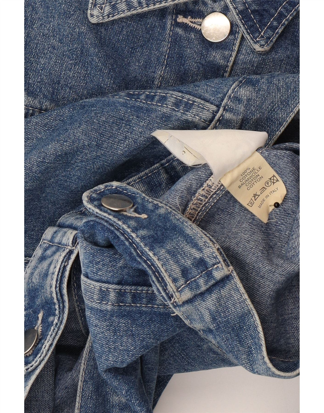 Gaudi Damen Jeansjacke UK 10 Small Blaue Baumwolle