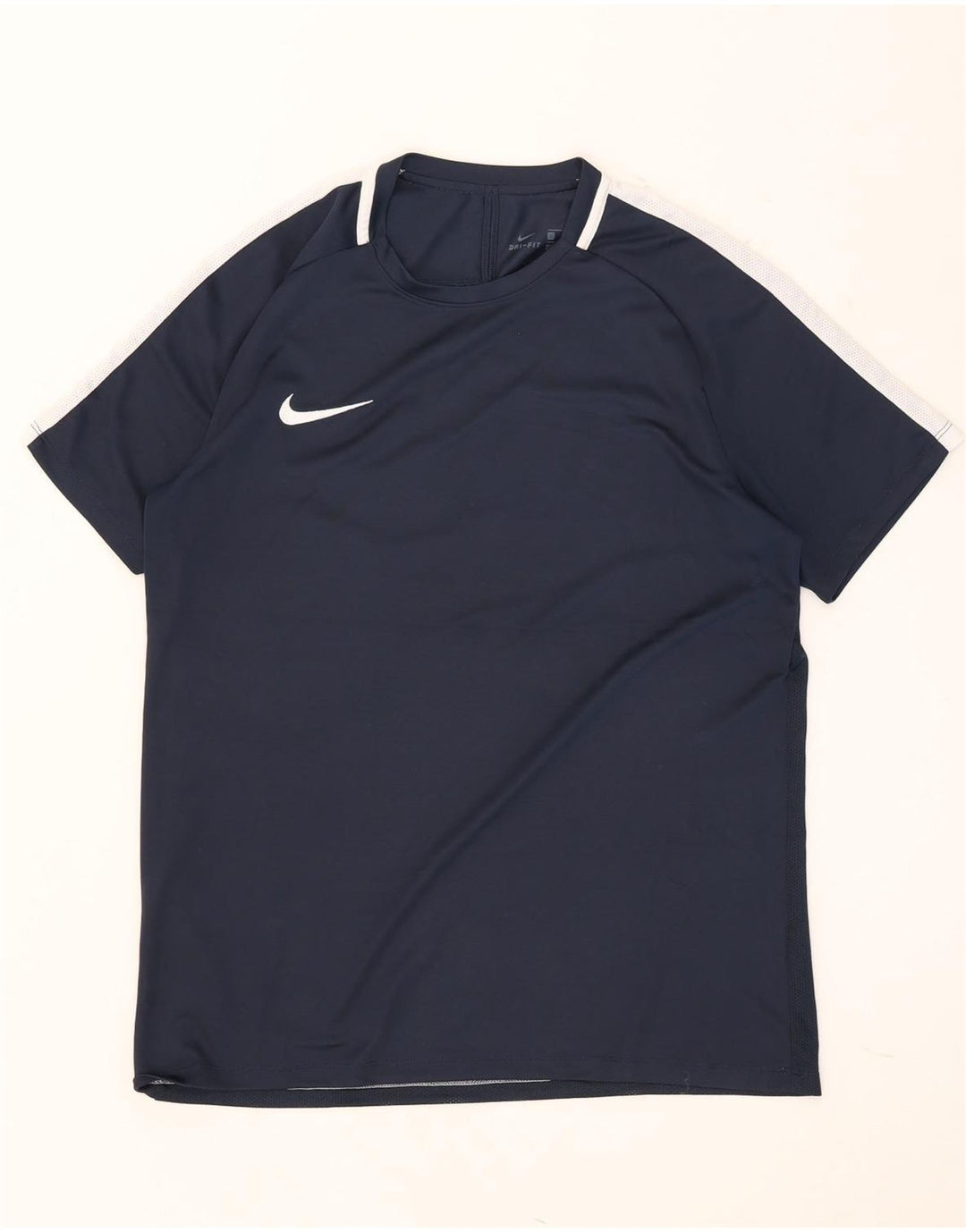 Nike Herren Dri Fit T-Shirt-Oberteil, groß, Marineblau, Farbblock