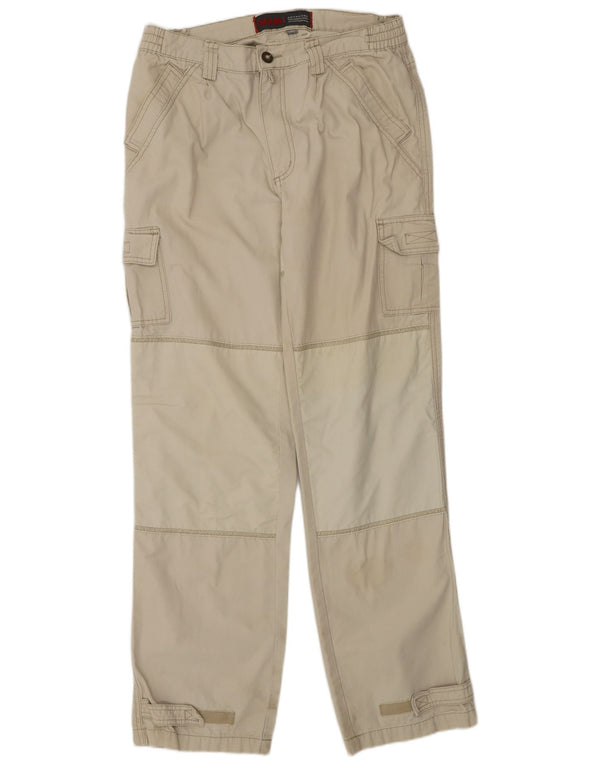 Slam Herren gerade Cargo-Windbreaker-Hose IT 46 Small W32 L33 Beige