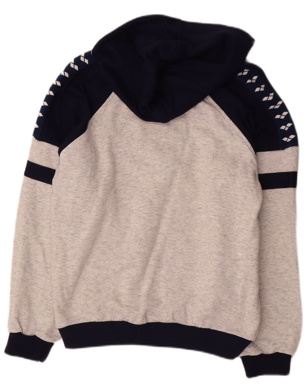 Arena Damen-Kapuzenpullover mit Reißverschluss, UK 12, Mittelgrau, Farbblock