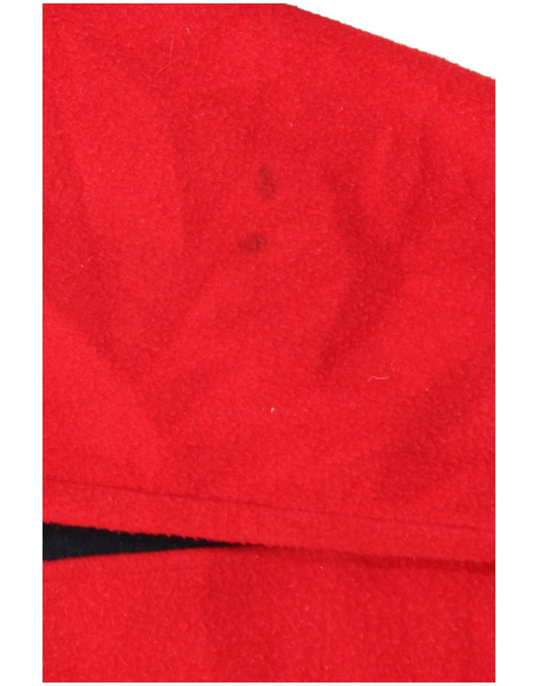 INVICTA Herren-Fleecepullover mit grafischem Reißverschluss und Kragen, Größe S, Rot, Farbblock