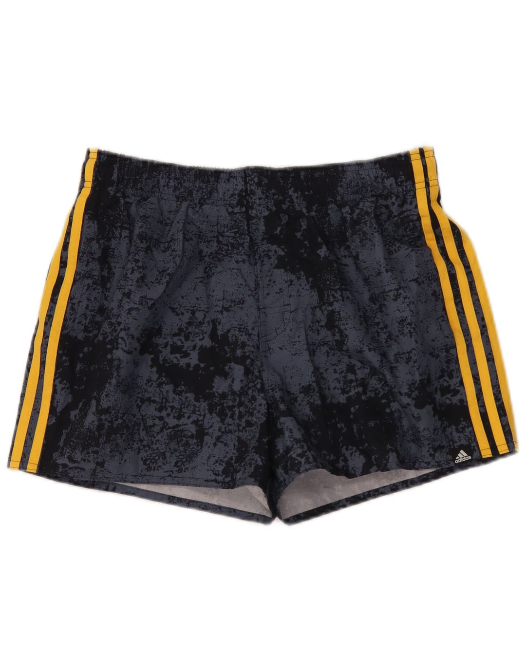 Adidas Herren Sportshorts Mittelgraues Batik-Polyester