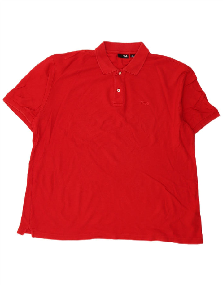 Fila Herren Poloshirt XL Rot