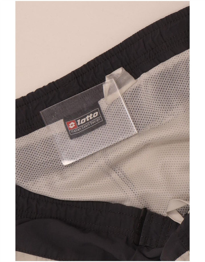 Lotto Herren-Badeshorts, groß, Grau, Farbblock