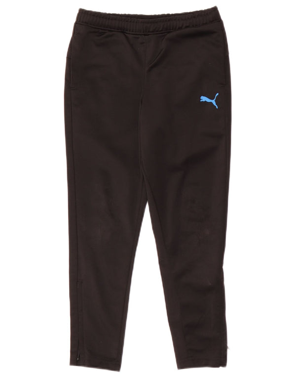 Puma Trainingshose für Jungen, 7–8 Jahre, schwarzes Polyester