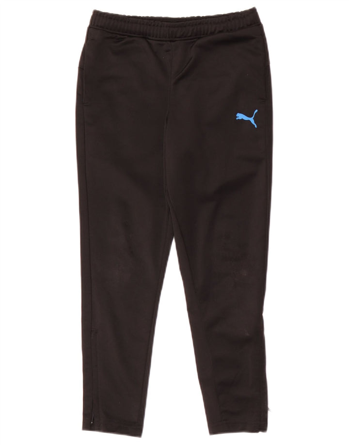 Puma Trainingshose für Jungen, 7–8 Jahre, schwarzes Polyester
