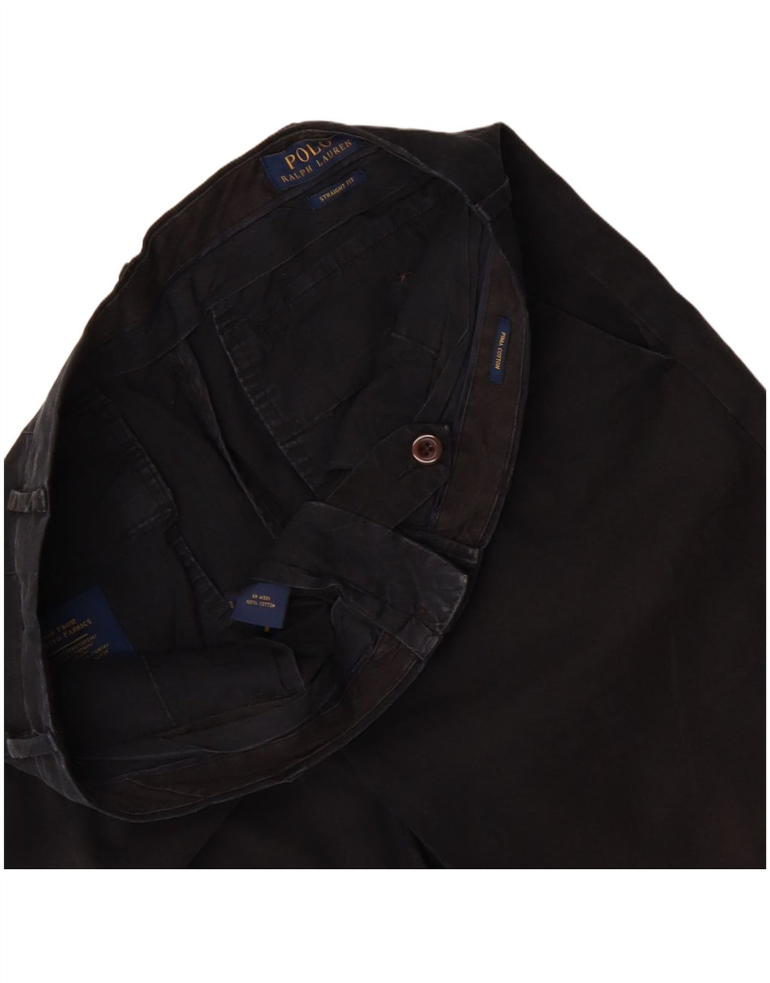 Polo Ralph Lauren Herren-Chinoshorts, W34, Größe L, Schwarz, Baumwolle