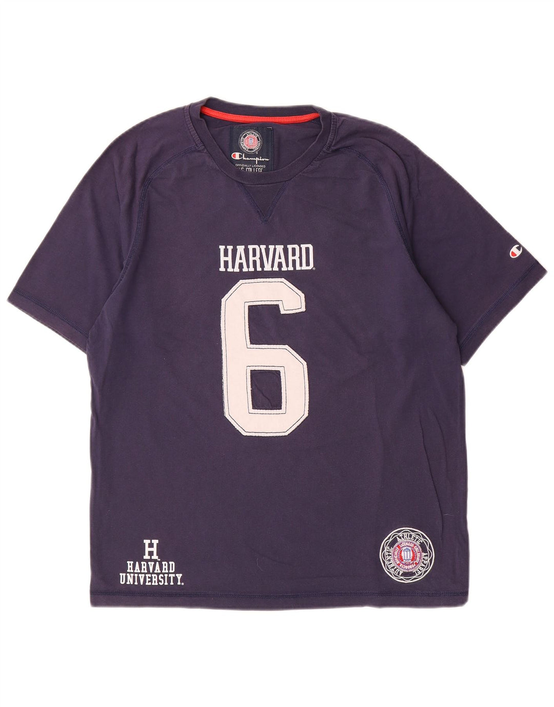 Champion Herren Harvard Graphic T-Shirt Top Medium Marineblau