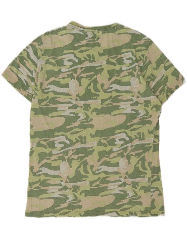 Jeep Herren-T-Shirt mit Grafik, XL, grüne Tarnung