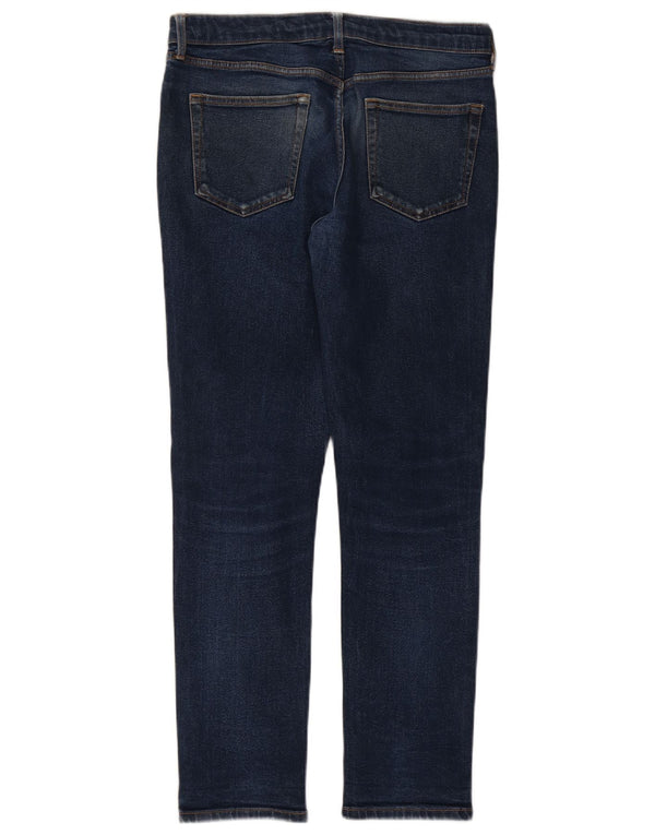 TOPSHOP Herren Slim Jeans W34 L30 Blaue Baumwolle