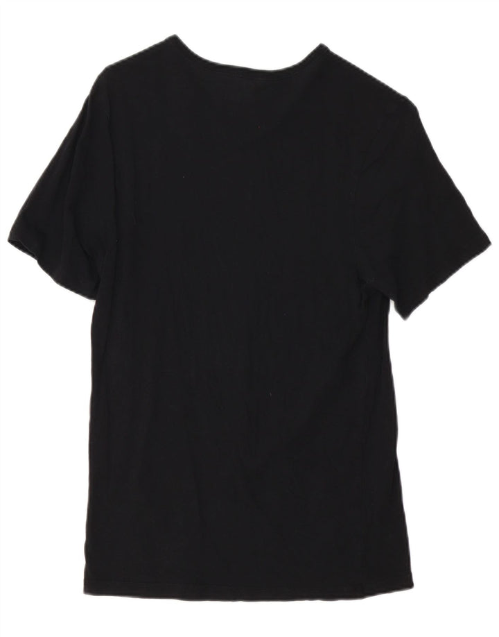 Hugo Boss Herren T-Shirt Top Small Schwarz Baumwolle