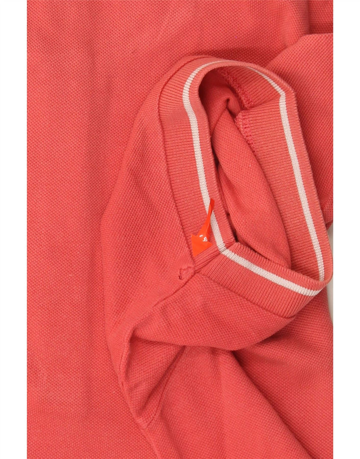 Asics Damen Poloshirt UK 18 XL Rosa Baumwolle