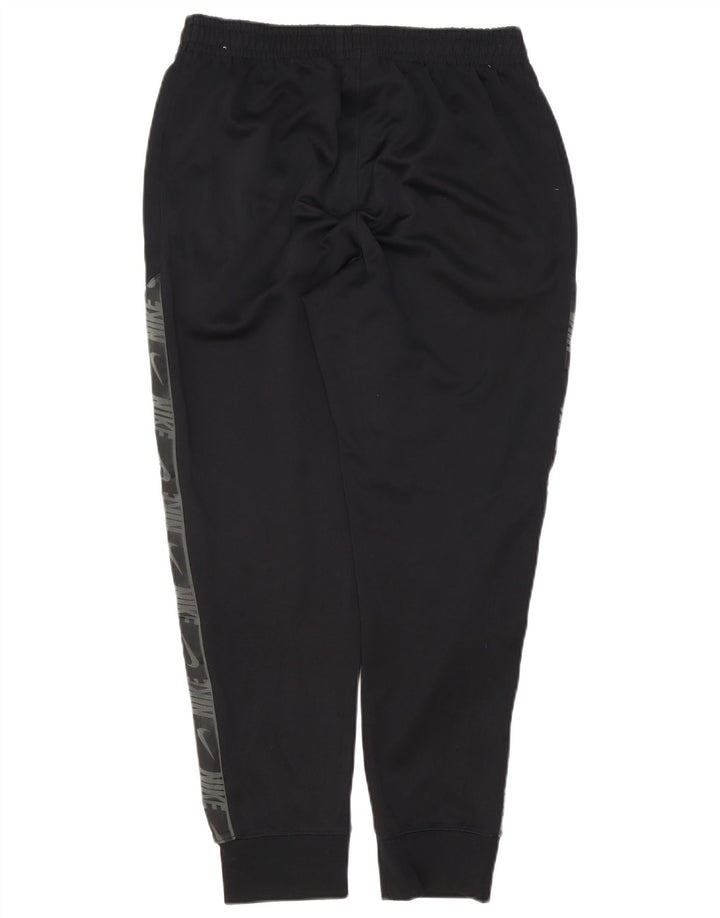 Nike Herren-Trainingshose mit Grafik, mittelgroß, schwarz, Polyester