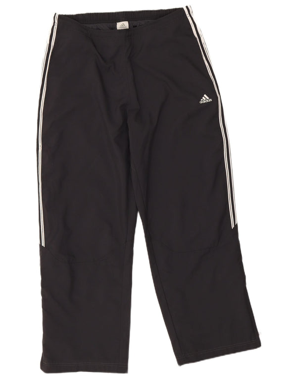 Adidas Damen Trainingshose Jogger UK 14 Medium Schwarz Polyester