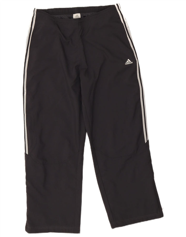 Adidas Damen Trainingshose Jogger UK 14 Medium Schwarz Polyester