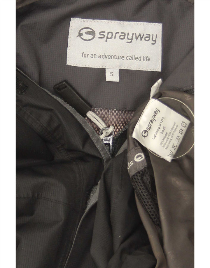 Sprayway Herren-Windbreaker-Jacke, UK 36, Größe S, Schwarz, Colourblock-Polyester