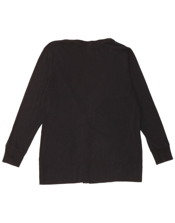 Marks & Spencer Damen Strickjacke UK 18 XL Schwarz Baumwolle