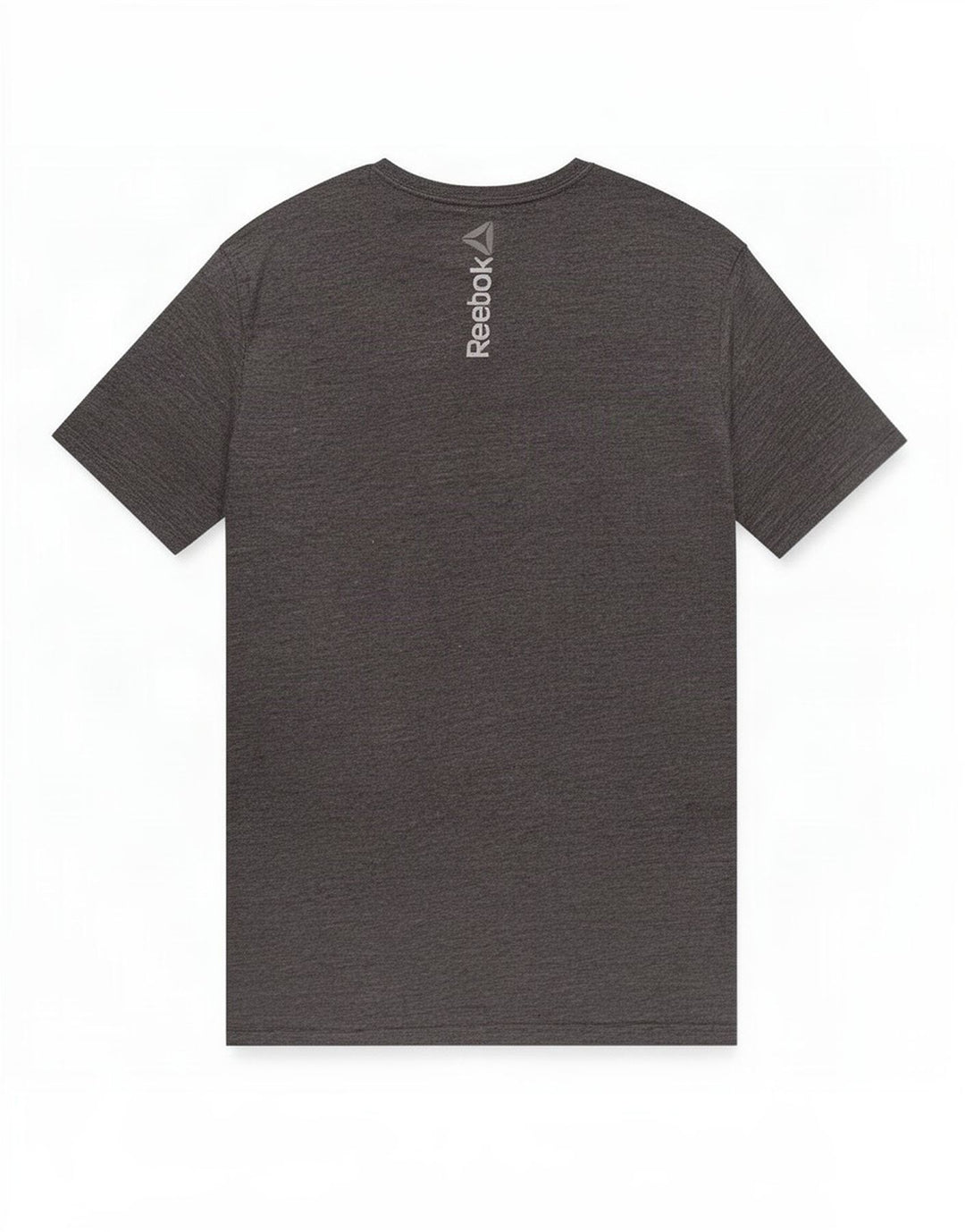 Reebok Herren Grafik-T-Shirt-Oberteil, großes graues Polyester