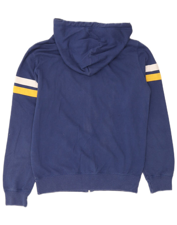 Champion Herren-Kapuzenpullover mit grafischem Reißverschluss, klein, blau gestreift, Baumwolle
