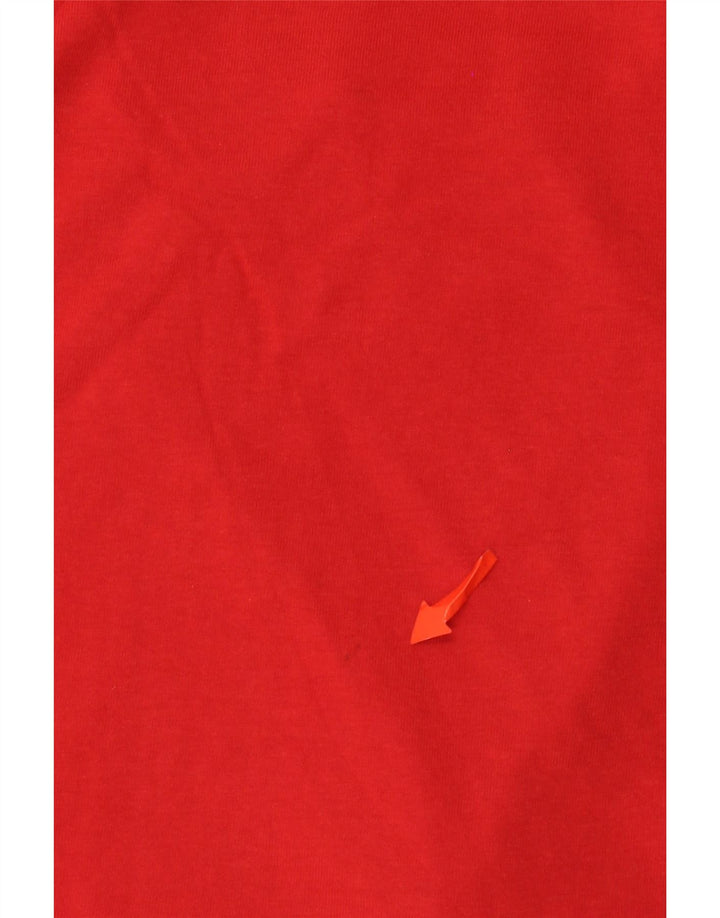Kappa Herren T-Shirt Top Large Rot Baumwolle