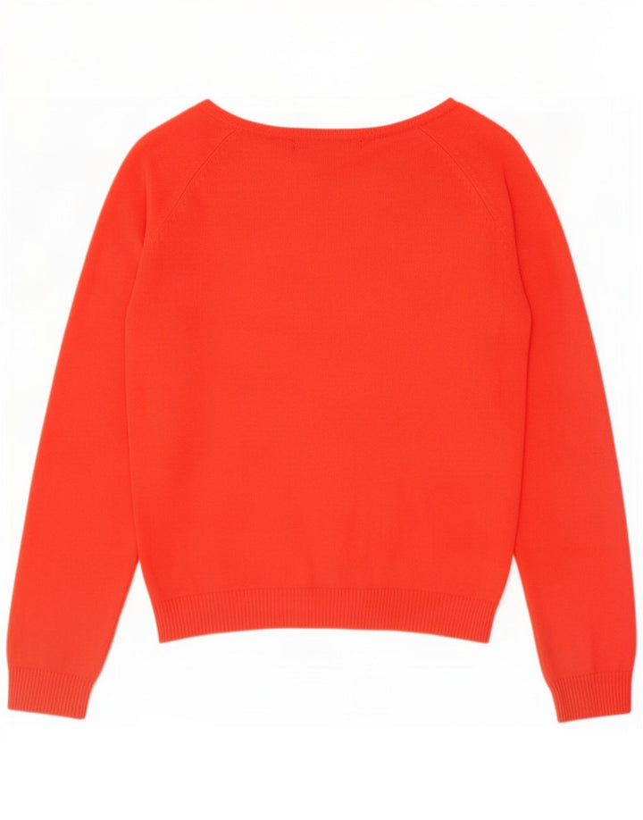 Zara Damen-Cardigan-Pullover UK 14 Large Rot