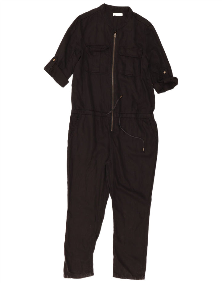 LAB DIP Damen-Overall mit 3/4-Ärmeln, EU 38, Mittelschwarz, Tencel