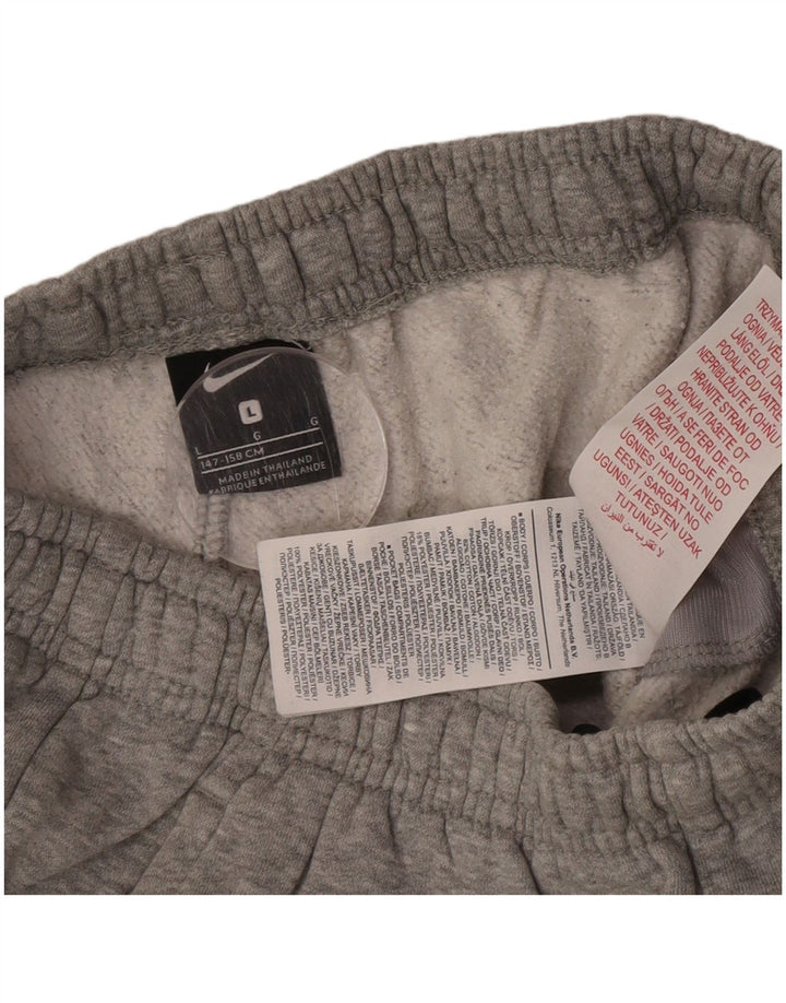 Nike Sportshorts für Jungen, 12–13 Jahre, Größe L, Grau, Baumwolle