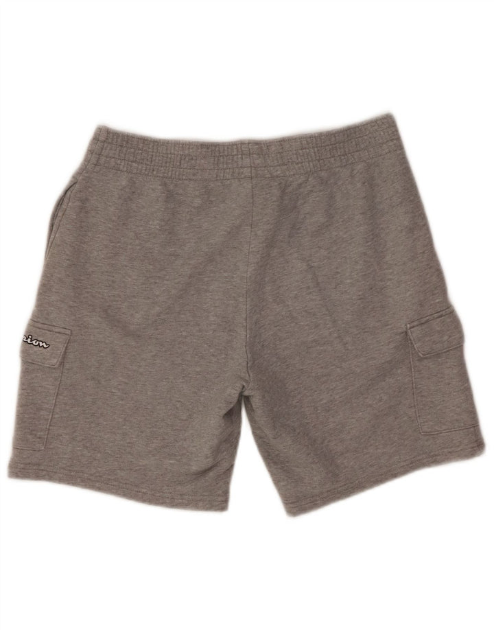 CHAMPION Herren-Sportshorts, Größe S, graue Baumwolle