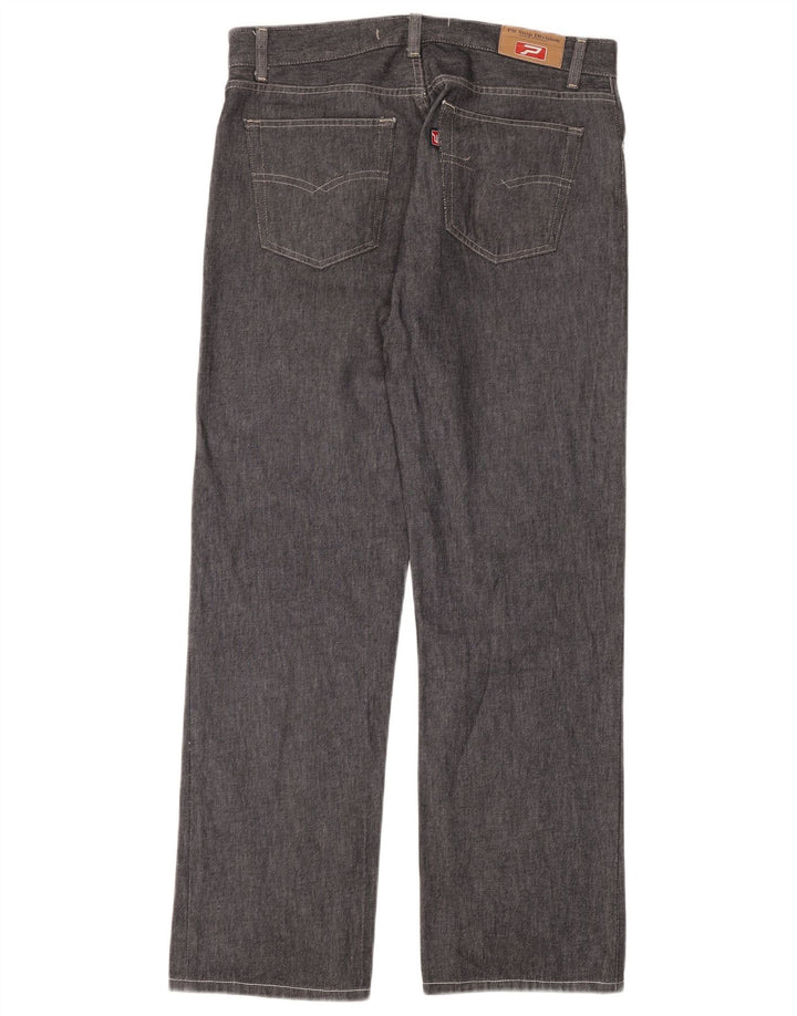 Pit Stop Herren Straight Jeans W34 L32 Grau