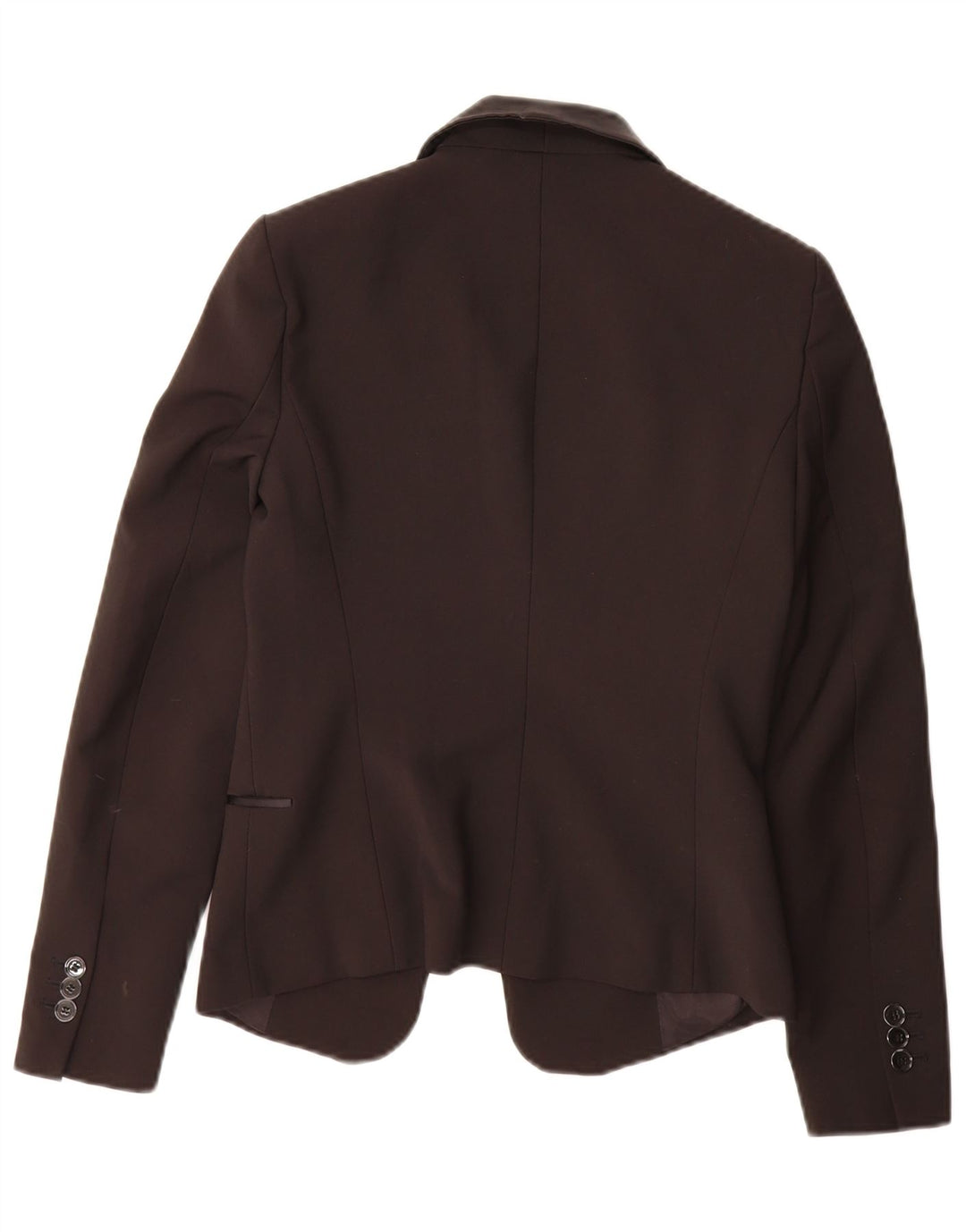 Zara Damen Blazer Jacke UK 6 XS Schwarz