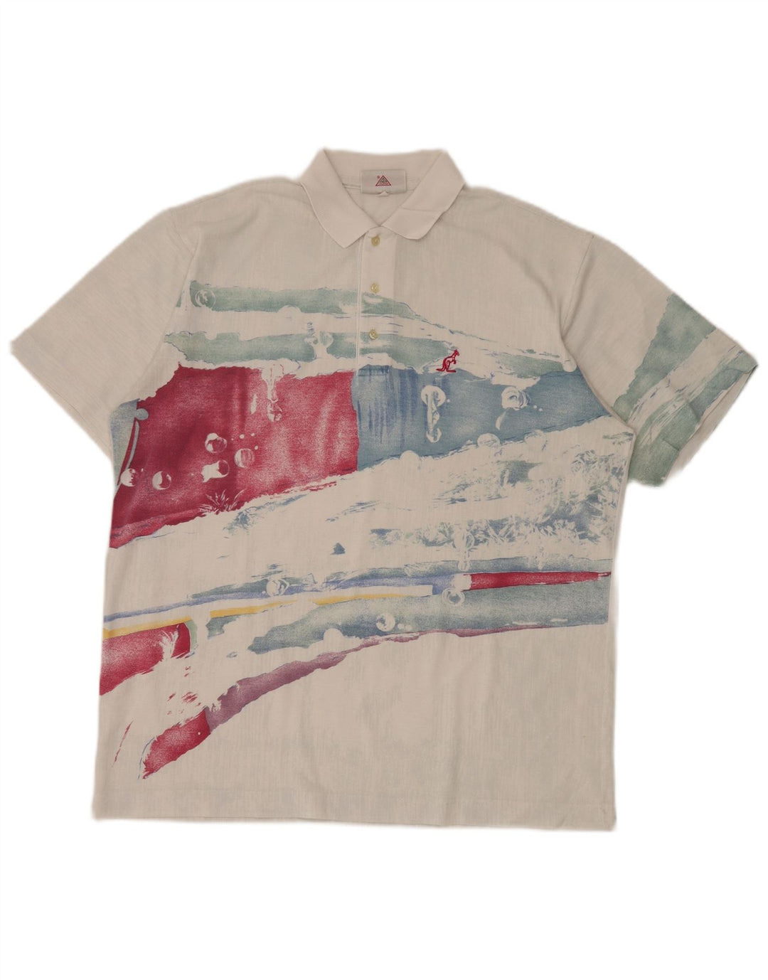 AUSTRALIAN L'ALPINA Herren Poloshirt IT 40 Medium Off White