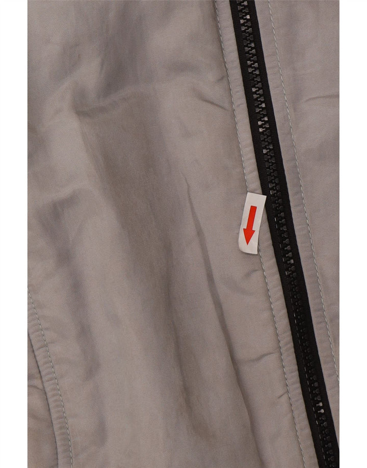 Refrigiwear Damen Bomber-Regenjacke UK 14 Mittelgrauer Farbblock