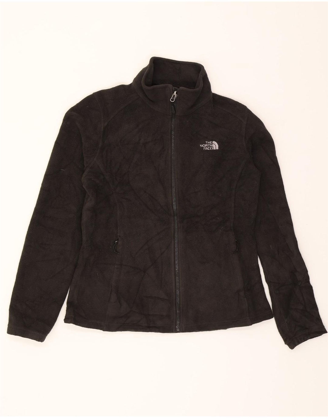 THE NORTH FACE Womens Fleece Jacket UK 12 Medium Black Polyester Vintage The North Face and Second-Hand The North Face from Messina Hembry 