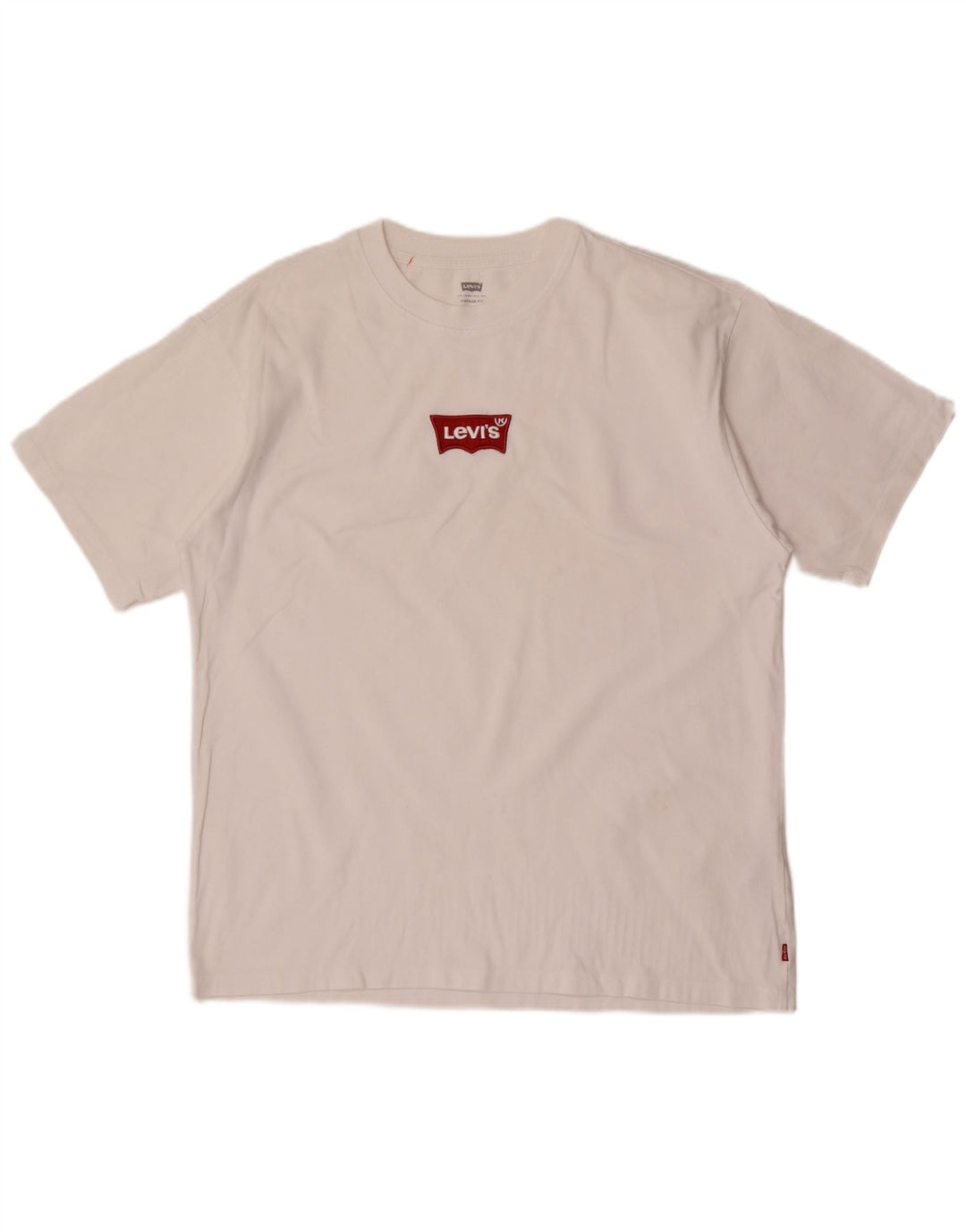 Levi's Herren Vintage Fit T-Shirt-Oberteil aus mittelweißer Baumwolle