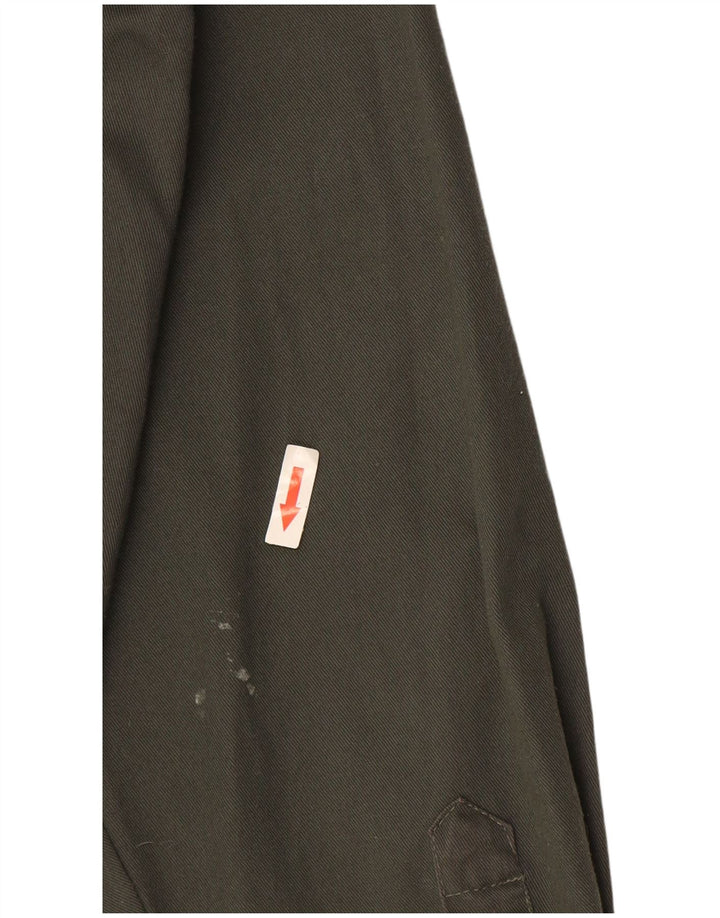 ESSE EMME Herren-Militärhemd, mittleres Khaki, Polyester