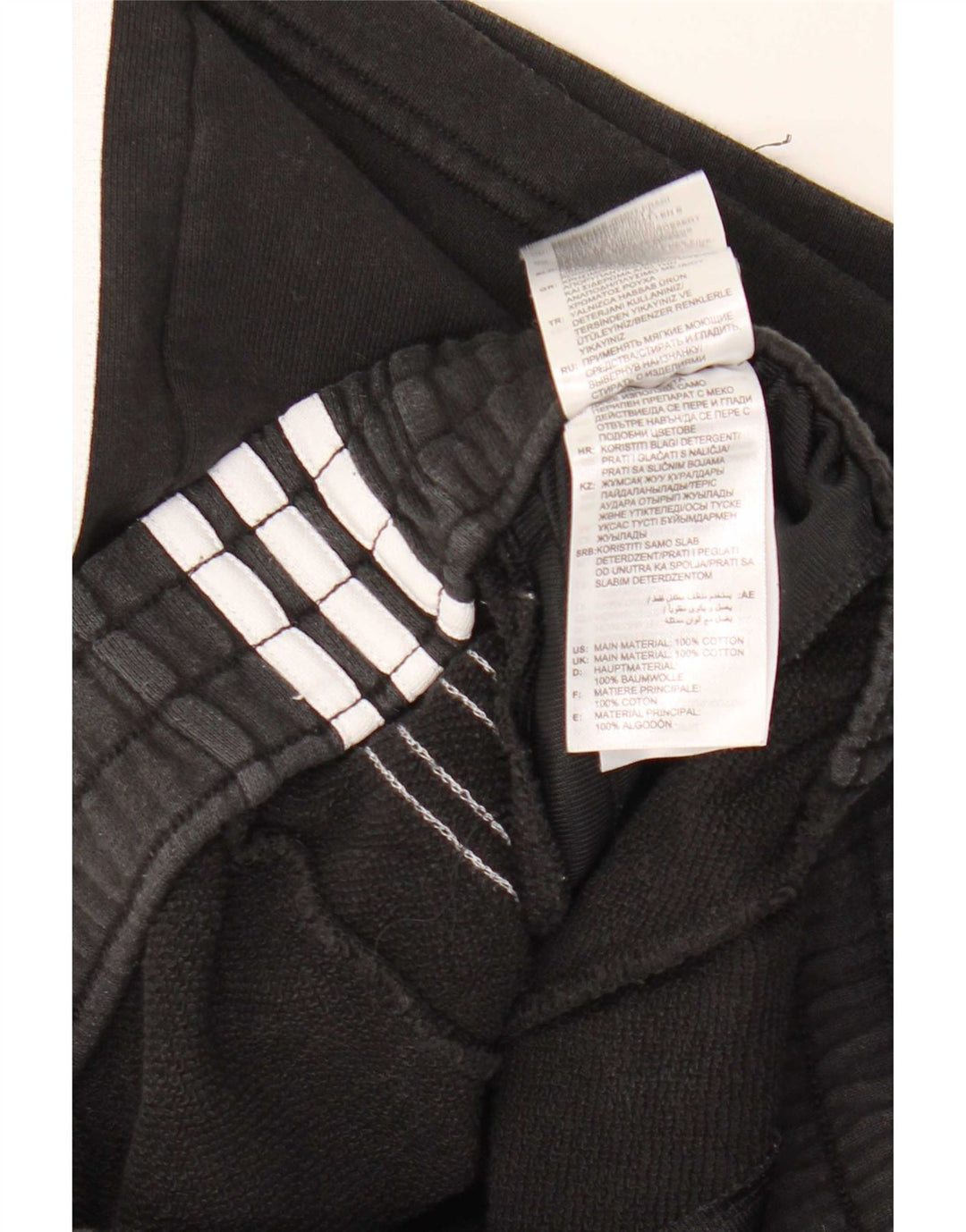 Adidas Sportshorts für Jungen, 13–14 Jahre, mittelgroß, schwarze Baumwolle