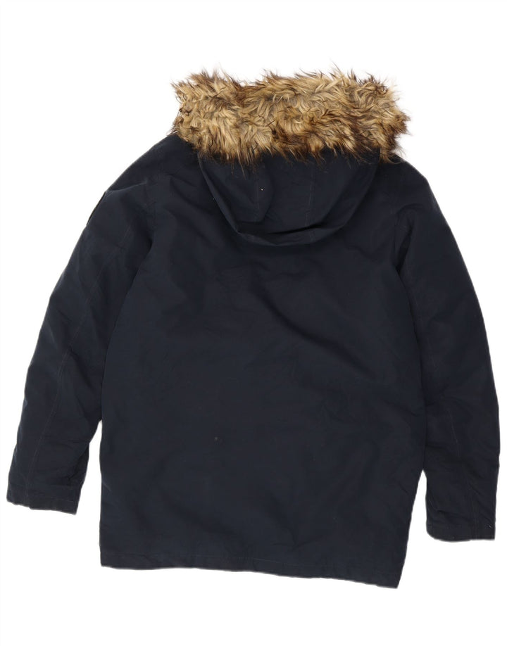 Jack & Jones Jungen-Parka mit Kapuze, 13–14 Jahre, Marineblau