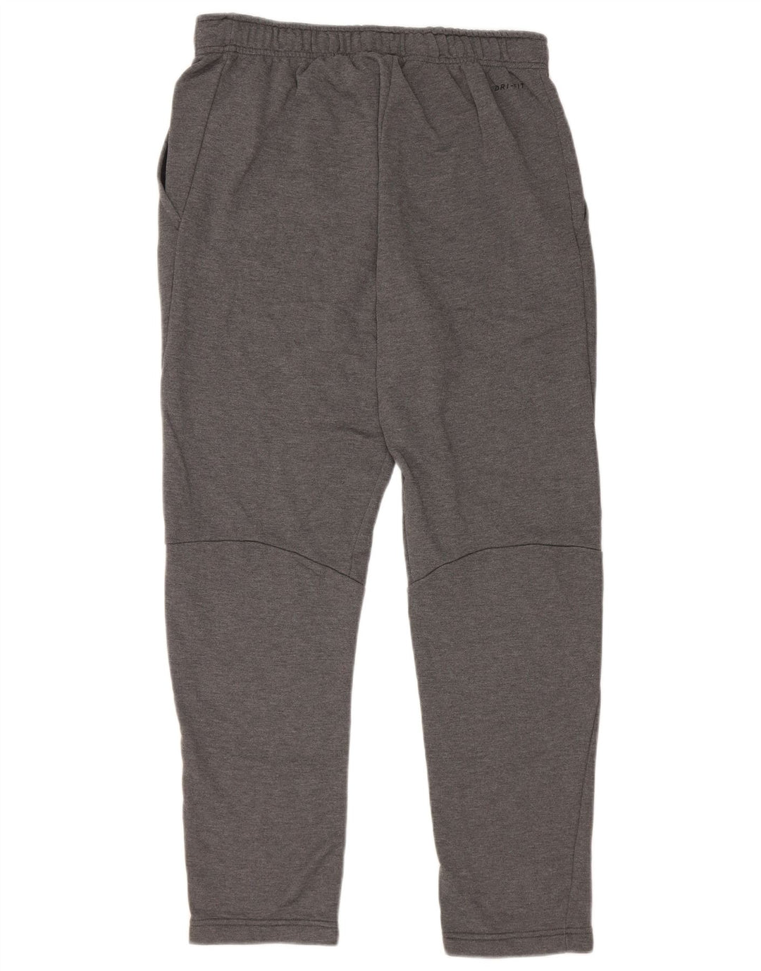 Nike Damen Dri Fit Trainingshose UK 14 Mittelgraues Polyester