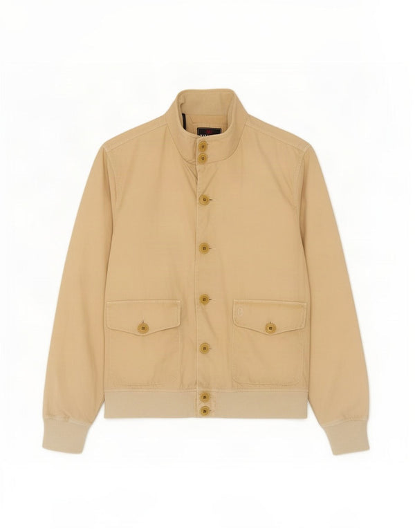 Conte of Florence Herren Bomberjacke UK 44 2XL Beige Baumwolle