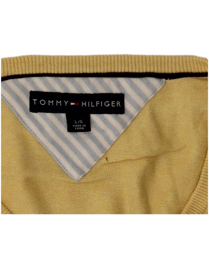 Tommy Hilfiger Herren Weste Tank Top Large Gelb