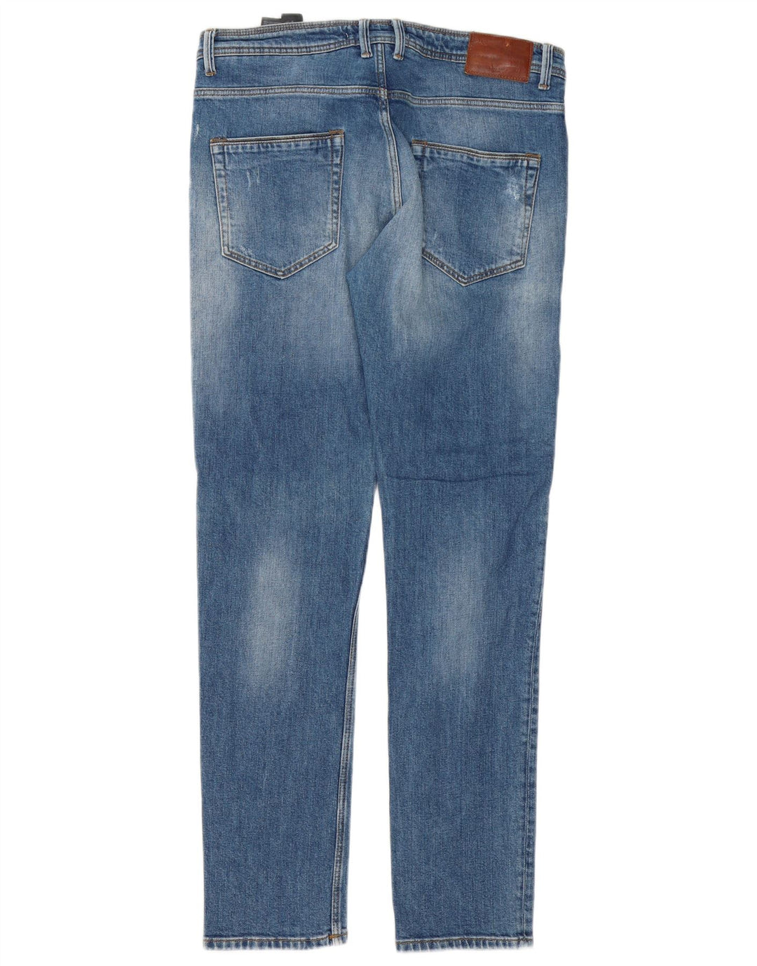 Zara Herren Slim Jeans EU 42 Large W32 L32 Blau