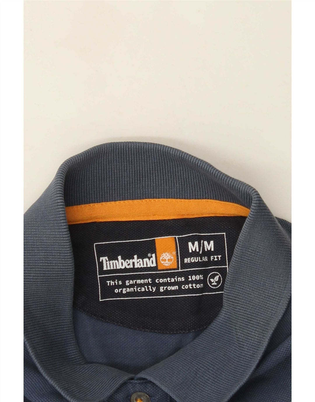 Timberland Herren-Poloshirt mit normaler Passform, mittelblaue Baumwolle