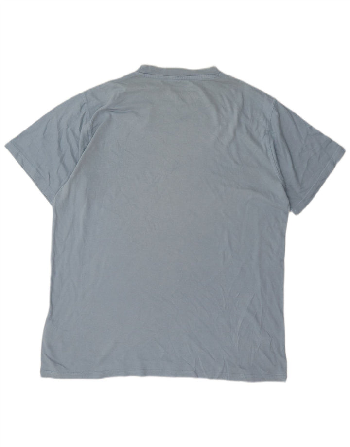 Weird Fish Herren-T-Shirt mit Grafik, Größe L, aus blauer Baumwolle