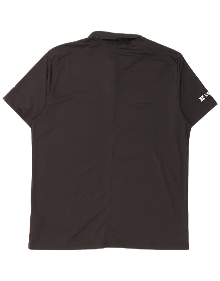 Nike Herren Dri Fit Poloshirt, großes schwarzes Polyester